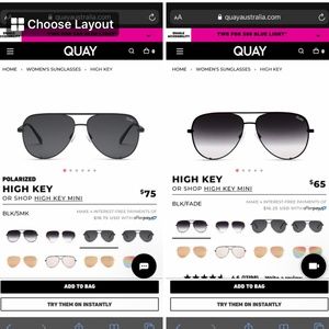 High Key Quay Australia Sunglasses